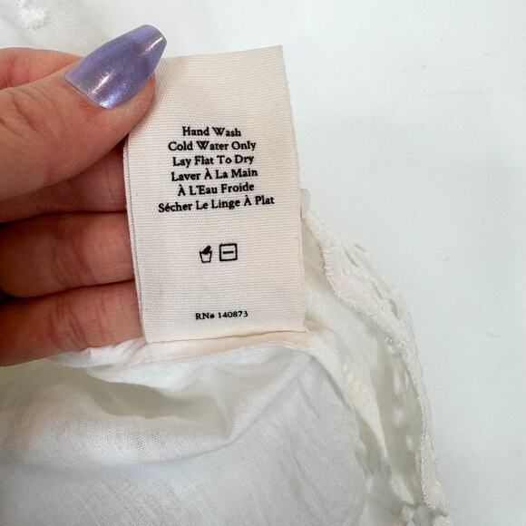 NWT LOVESHACKFANCY Olani Dress Ivory cottagecore sundress coquette 3064 - Picture 9 of 12